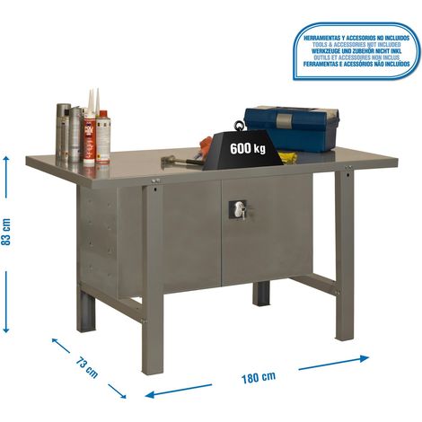 Simonrack Simonwork BT6 stabiler Tisch grau 600 kg (1/3)