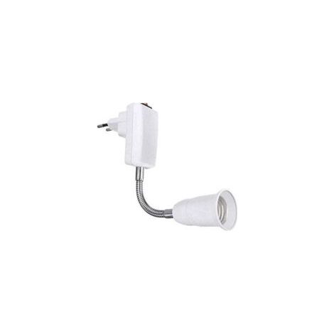 Douille E27 avec Interrupteur pour Lampe Murale Cuisine, AC 220V, Support Lampe Douille E27 à Poser, Spot Lampe Murale sans Fil pour Lampe de Lecture, Lampe de Garage (sans ampoule) - Crezuo (1/4)