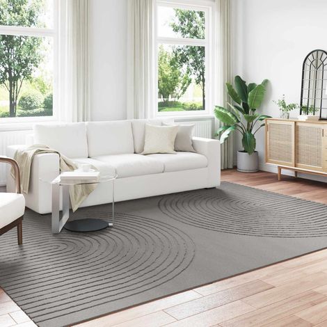 Alfombras de área Rectangular GALATI Gris 340 x 240 cm