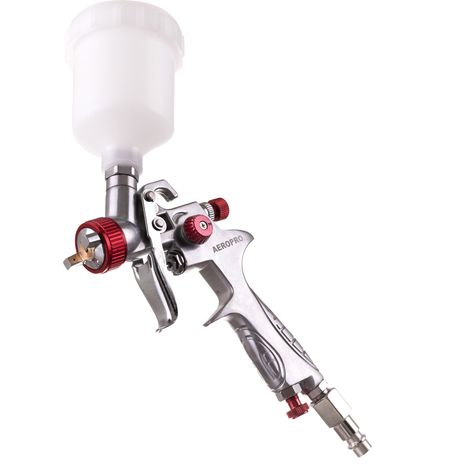 PISTOLA SPRAY AEROPRO MINI 0,8 MM 125 ML PER RITOCCHI AUTO (1/5)