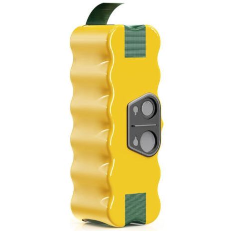 Batterie pour iRobot Roomba 500 600 700 800 Séries et R3, Scooba 450 Aspirateur, 14.4V 4500mAh Ni-MH, avec 2 Brosses Latérales