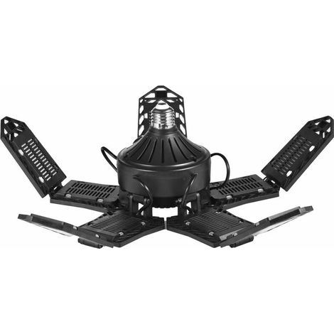 180W LED Garage Light - 18000LM LED Garage Plafonnier - 6500K Blanc froidSous-sol LED Plafonniers, Lampe d'atelier avec Panneau LED Pentagone Déformable, pour Garage,Entrepôt,Gym,Sous-Sol,Cuis (1/5)