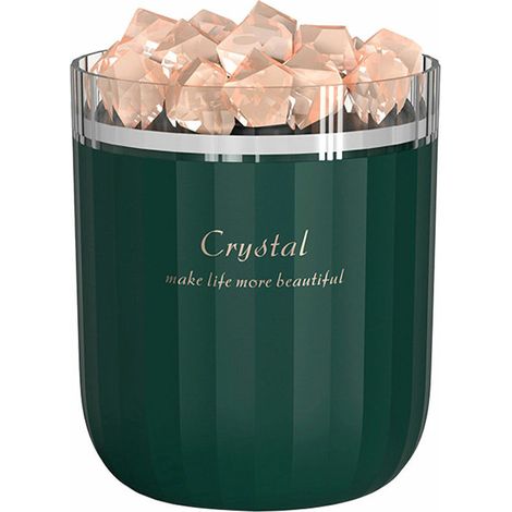 Green Mobility-Humidificateur De Pierre De Sel De Cristal Humidificateur De Brume Legere Coloree Portable Silencieux Usb Diffuseur D'Huiles Essentielles Humidificateur, Vert Vert (1/5)