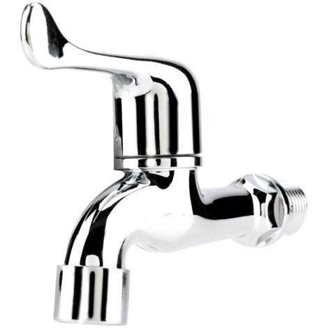 Robinet de Machine à laver en plastique, robinet d'eau de lavabo avec poignée à bec unique 1
