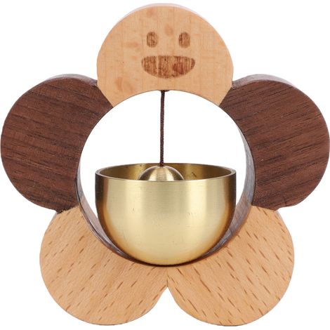 Cloche de porte d'entrée en forme de fleur mignonne ornement magnétique pour chambre, réfrigérateur décoration (1/5)