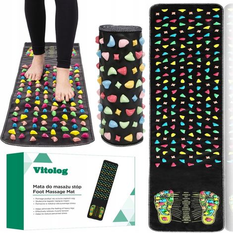 Tapis de massage par acupression pour les pieds avec picots pour les jambes Fakirki (1/5)