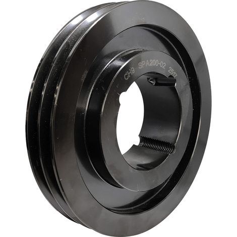 Poulie Spa 2 Gorges Dp 180mm Pour Moyeu Type 2012 (1/5)
