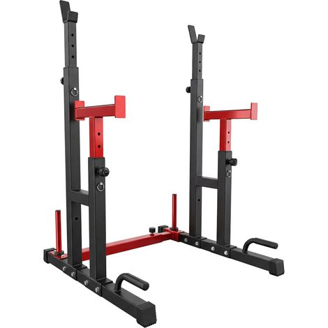 Centra Squat Rack Power Rack Heavy Duty 250KG Adjustable Bench Press Stand Black (1/5)