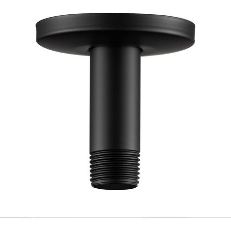 Bras de douche 3 pouces Montage au plafond Pommeau de douche à effet pluie de remplacement droit pour pommeau de douche fixe et pommeau de douche à effet pluie haute pression (1/5)