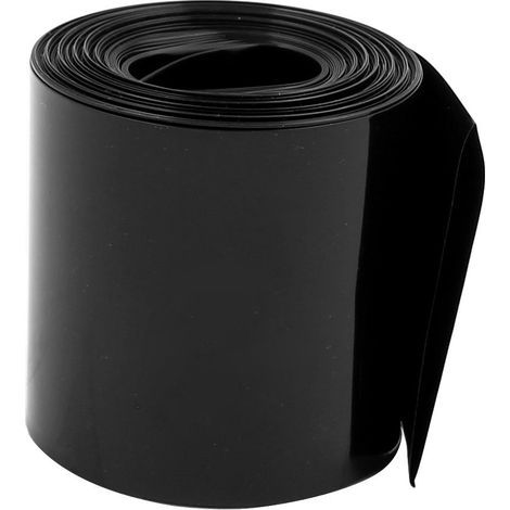 Gaine Thermorétractable Emballage Batterie PVC Noir (1/2)