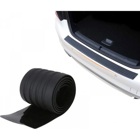Protecteur de Pare-Chocs Arrière, Plaque de Protection Univers pour Pare-Chocs arrière de Coffre de Voiture, Baguette de Protection Arrière en Caoutchouc Anti-éraflure 102cm (1/5)