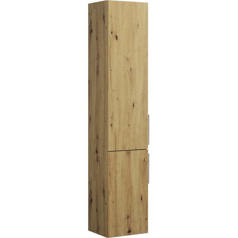 burgbad Eqio Armoire haute 2 portes, 1 tiroir intérieur,