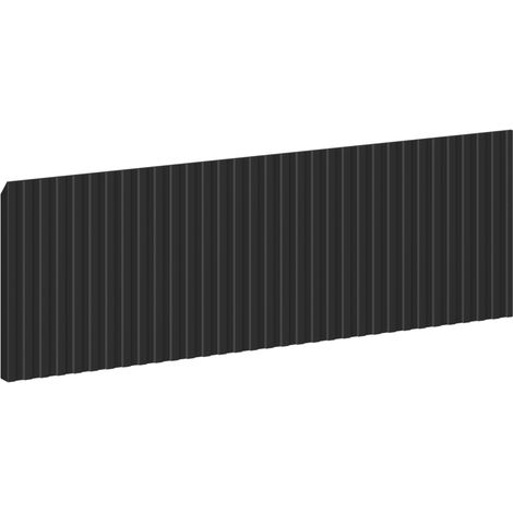 Mexen Rivel façade striée pour meuble de salle de bains 60 x 20 cm, noir mat - 91A20-0600-235-1-71 (1/2)