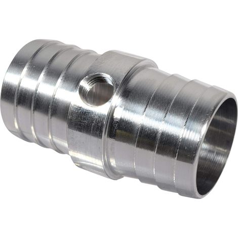 Kühlerschlauch-Steckkupplung mit 1/8-Zoll-NPT-Anschluss, 1-1/4-Zoll-Dampfrohradapter für LS-Swap-Dampf-/Kühlmittel-Crossover-Verbindung. Hergestellt in den USA, Billet-Aluminium AN627-20X125 (1/5)