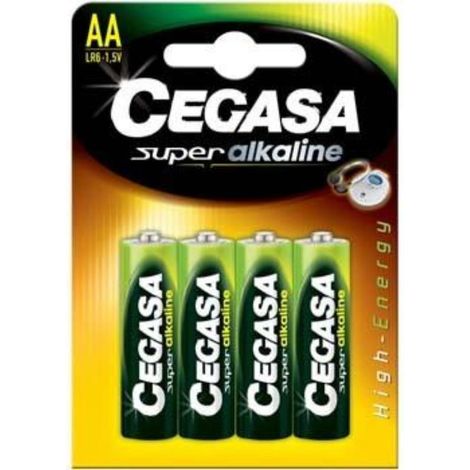 CEGASA pila super alkaline aa lr6 (4 uns) , 0BLISTER , CEGASA pila super alkaline aa lr6 (4 uns) , 0BLISTER