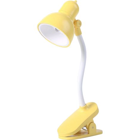 Lampe De Lecture À Pince - Lampe De Bureau Miniature Avec Joint Flexible - Éclairage Chaud Pour Lecture Nocturne - 1 Pièce