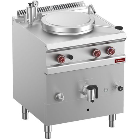 Marmite ronde gaz 50 lt à chauff indirect - Diamond