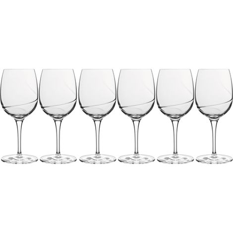 Luigi Bormioli Aero calice vino rosso vetro sonoro 36,5 cl 6 pezzi