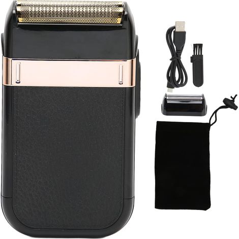 Tondeuse à feuille, tête de coupe flottante indépendante de rasoir électrique avec brosse de nettoyage pour hommes pour la maison pour salon de coiffure (1/5)