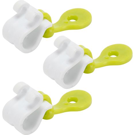 3 wiederverwendbare Spritzbeutelclips, Zuckergussbeutelclips, Fondant-Tortendekorationswerkzeug, 3er-Set (1/5)