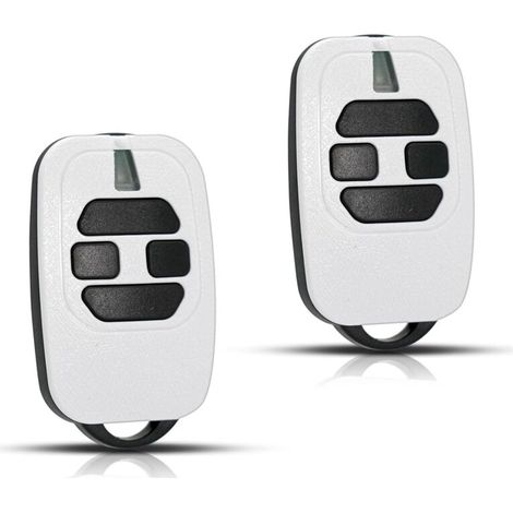 Lot de 2 télécommandes DEA 433,92 MHz compatibles GTI2, GTI4, GT2, GT4, Mio TR2, TR4, TR2N, TR4N, Genie 273, Gold 288 – télécommande pour portail et porte de garage avec portée jusqu’à 150 m (1/5)