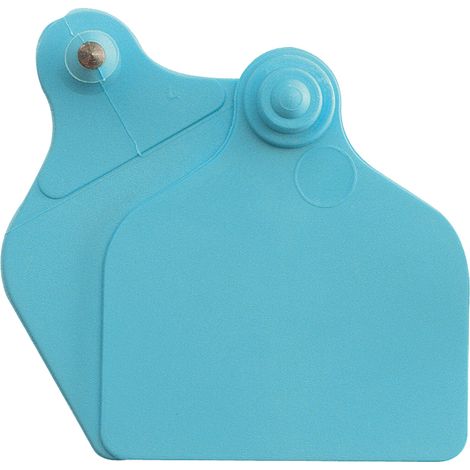 Boucles de marquage Ukal Flex maxi+maxi nue bleue x20 (1/3)
