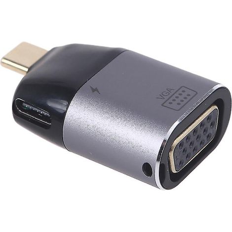 Adaptateur de téléphone portable USB-C/Type-C mâle vers VGA femelle haute efficacité (1/4)