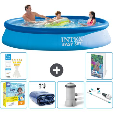 Easy Set Pool Rund - 366x76 cm - 7-teilig S39
