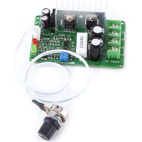 Contrôleur de vitesse de moteur, 12V / 24V / 36V, 15A PWM DC Protection de potentiomètre de contrôleur de vitesse de moteur, Plage de tension DC10V 40V (1/5)