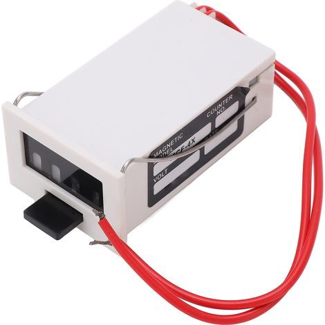 Compteur électromagnétique à 4 chiffres, PC de mesure précis, compteur numérique industriel AC220V (1/5)