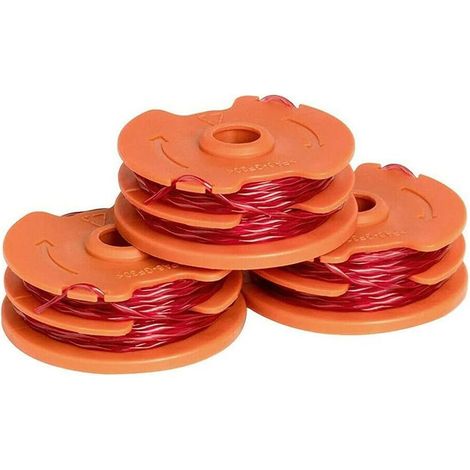 Lot de 3 bobines de fil WX100 pour débroussailleuse McGregor MET6032 MET4530 MET3525 Worx WG119E (1/5)