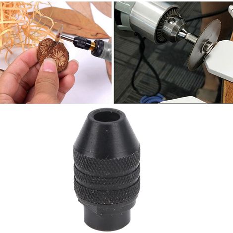 Accessoires pour meuleuses électriques, mandrin universel pour meuleuses électriques, mini mandrin universel à trois mors, queue longue M80,75 (1/5)