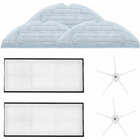 Kit di accessori per robot aspirapolvere – 7 pezzi compatibili con Roborock S7, T7 e T7 Plus (filtri + spazzole laterali) (1/4)