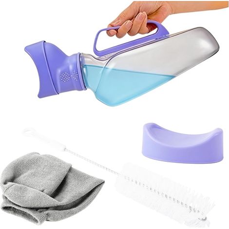 Portable Female Urinal Reusable 1200ml Travel Car (1/5)