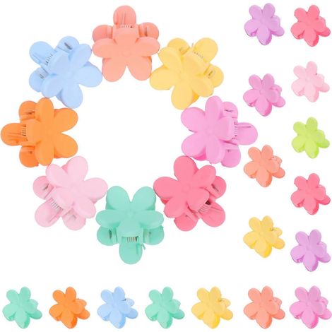 Mini pinces à cheveux, petites pinces griffes, pour bébés, enfants, filles et femmes, lot de 20 (1/5)
