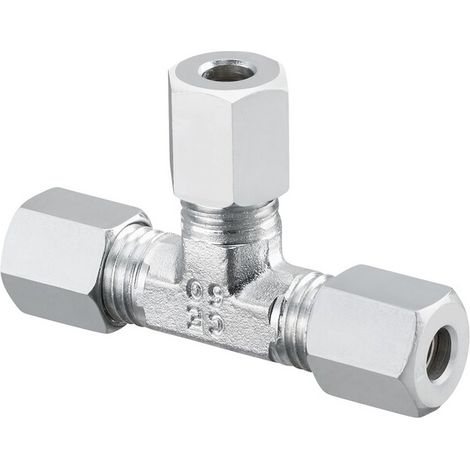 Oventrop Ofix-Oil T-raccord 2083554 12x12x12mm, acier, galvanisé (1/2)