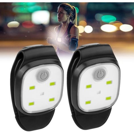 Set di 2 luci di posizione a clip - Lampada a LED a clip con 4 modalità di illuminazione, luci di sicurezza a LED, luce di sicurezza ricaricabile tramite USB (1/5)