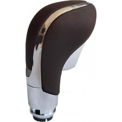 Pommeau de levier de vitesse automatique pour Insignia, Astra J, Meriva B, Zafira C, pommeau de levier de vitesse en cuir,Marron (1/5)