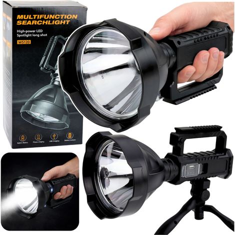 Grande torcia con treppiede, faro a LED W5120 con power bank, 31 cm (1/5)