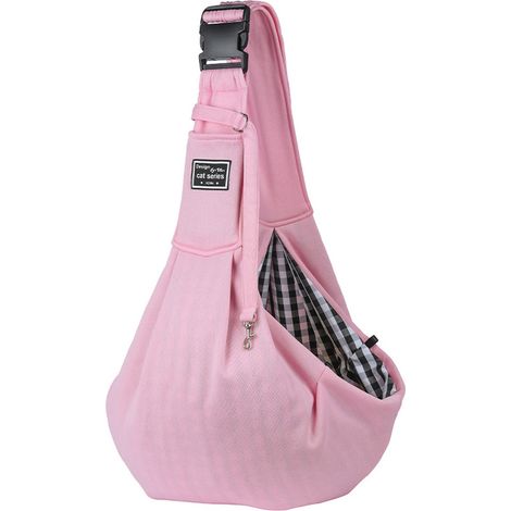 Dog Carrier Sling, Dog Carriers for Small Dogs with Adjustable Shoudler Strap, Dog Purse for Puppy Cat Pet (1/5)