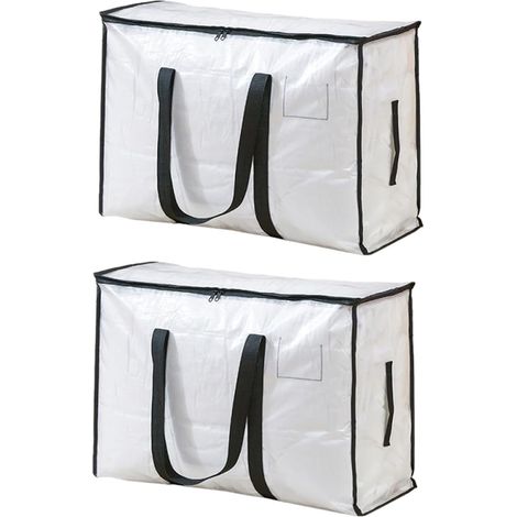Opbergzakken - 2 Unidades - 50x40 Cm - Cierre De Cremallera 50 Cm - Material Transparente Pvc 0 3 Mm - Resistente Al Agua - Para Ropa Y Ropa De Cama (1/5)