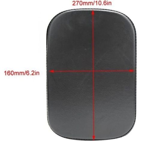 coussin de moto Selle de passager de coussin de siège arrière de coussin de coussin universel de moto avec 8 ventouses (1/3)