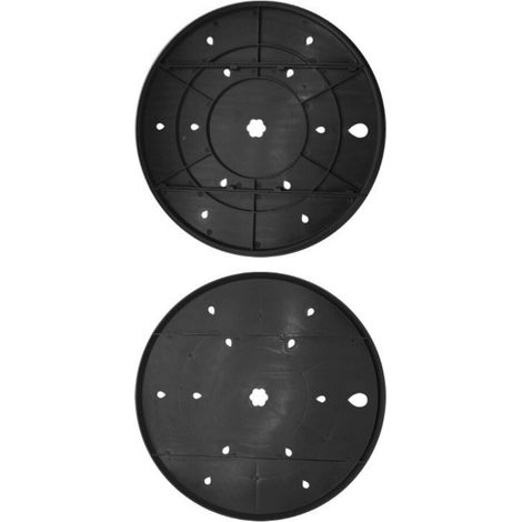 Les Inserts de vidange de conteneur de Base de Pot en-Noir (1/2)