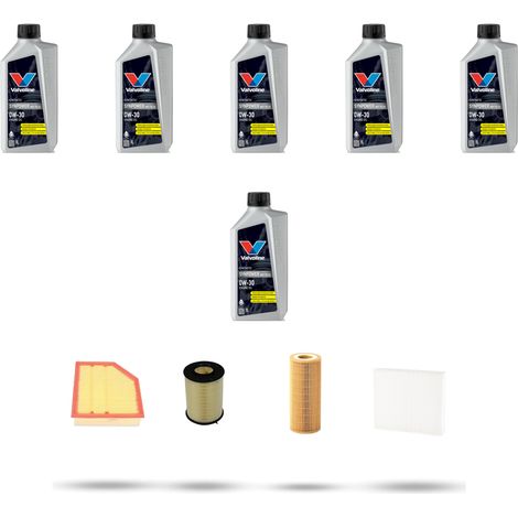 Kit tagliando 4 FILTRI e 6L OLIO compatibile con Volvo V70 III 2.0 D3 (135) 100kw Dal 2010 (1/5)