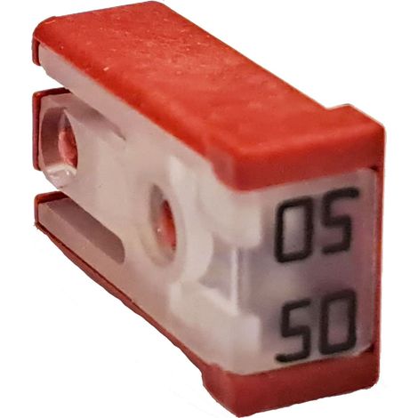 Fusibile cubo scanalato Littelfuse mcase Plus 50A (1/3)