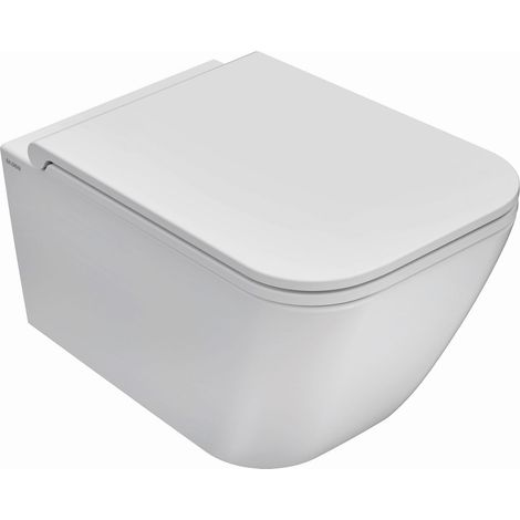 WC Globo Stone Sospeso Senza Brida 52x36 bianco (1/5)