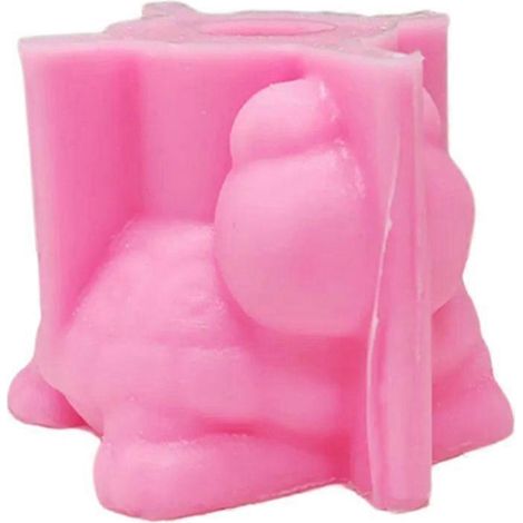Moules en silicone pour pots de fleurs, moules pour bougeoirs, moules en forme de tortue pour vases et décorations