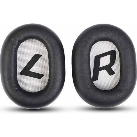 2 coussinets de remplacement pour Plantronics Backbeat Pro 2, mémoire de forme + cuir protéiné, réduction du bruit, casque sans fil (1/5)