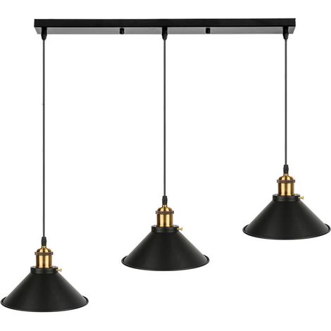 Rétro Lustre Suspension Luminaire Style Industrielle pour Salon Couloir Cuisine - Type 6