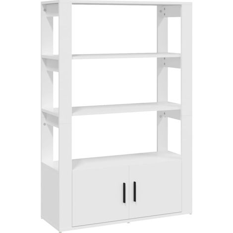Aparador-cómoda-mueble-organizador-cocina-salón-salón-comedor 80x30x1195 cm-madera de ingeniería-blanco 020030508